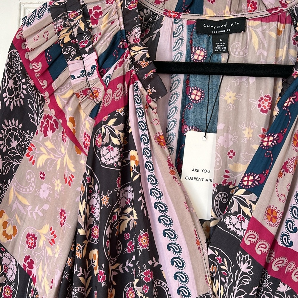 Current Air Multi Patch Ruffle Dress - Picture 2 of 3